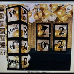 Graduation Party Bundle Black, white, and gold